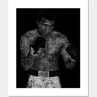Muhammad Ali or Cassius Clay with names, sport and category - 03 Posters and Art